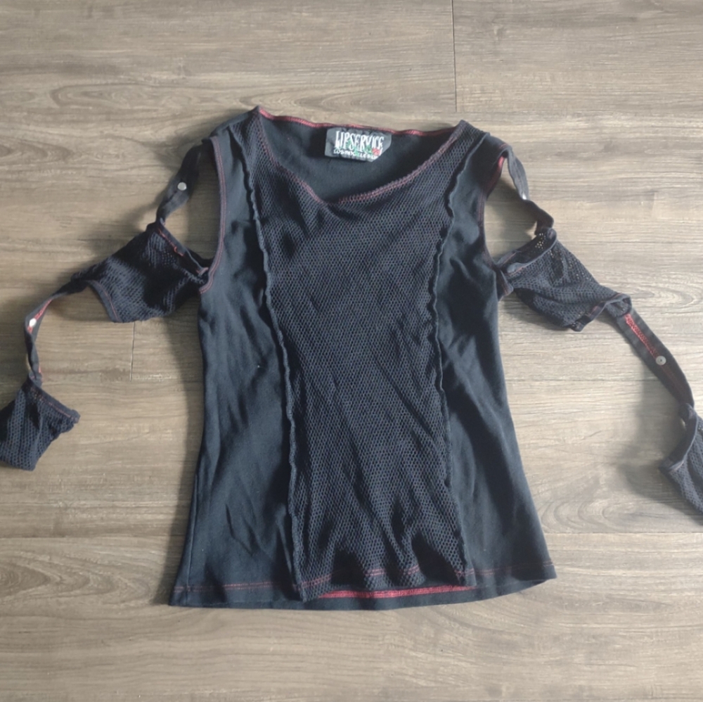 Vintage lip service top.   Trade